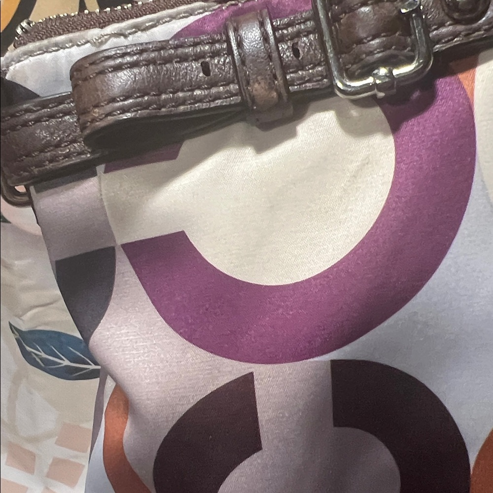 Coach Madison Op Art Sophia Satchel # 18636 - Picture 5 of 16